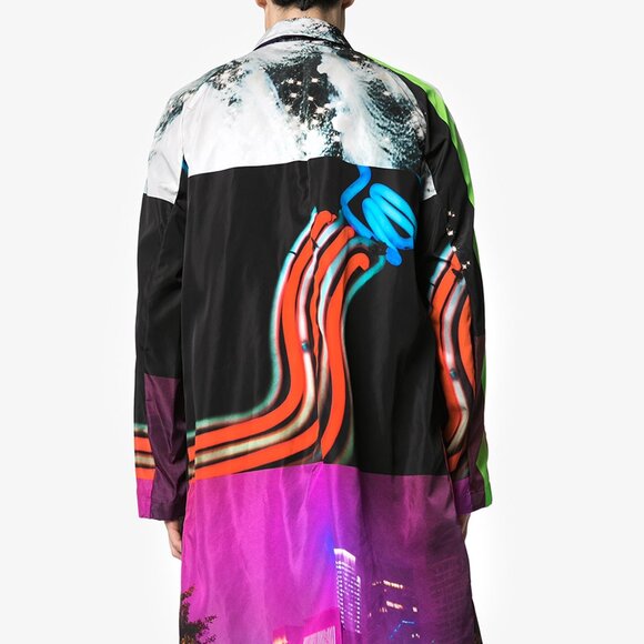BNWT SS20 DRIES VAN NOTEN x YOSHIROTTEN ROAL PRINT COAT 50 - Picture 14 of 15